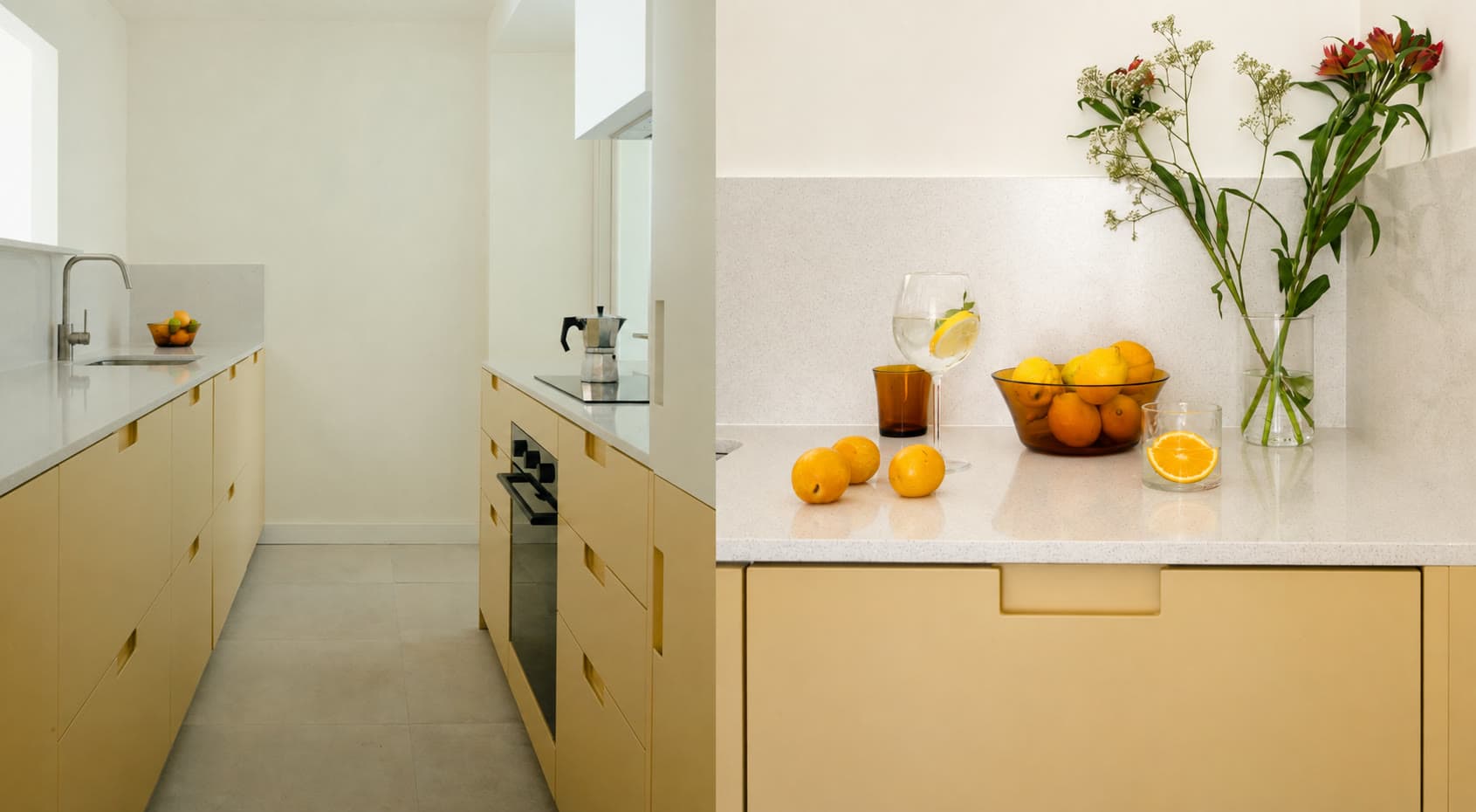 Cocina HOK amarilla utilizada como imagen provisional